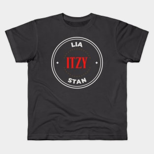 Itzy Lia stan logo Kids T-Shirt